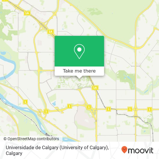 Universidade de Calgary (University of Calgary) plan