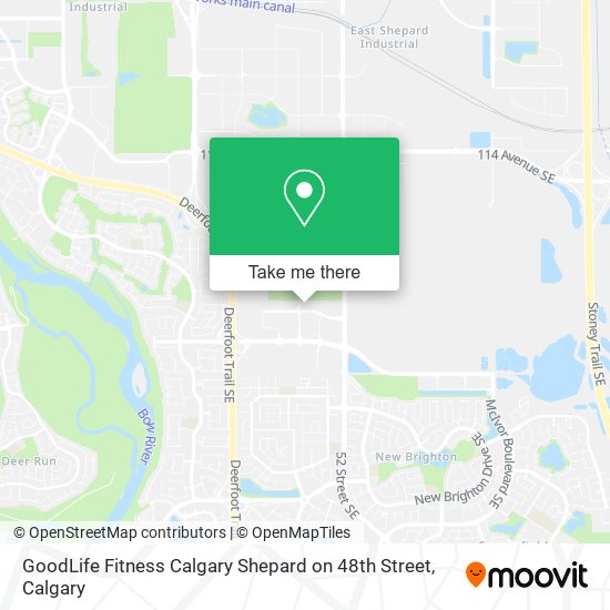 GoodLife Fitness Calgary Shepard on 48th Street plan