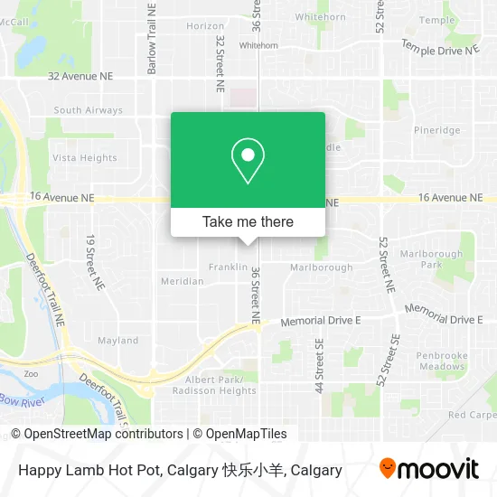 Happy Lamb Hot Pot, Calgary 快乐小羊 map