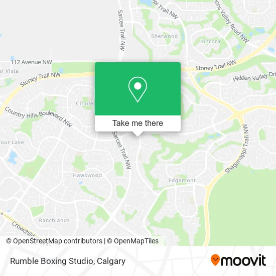 Rumble Boxing Studio map