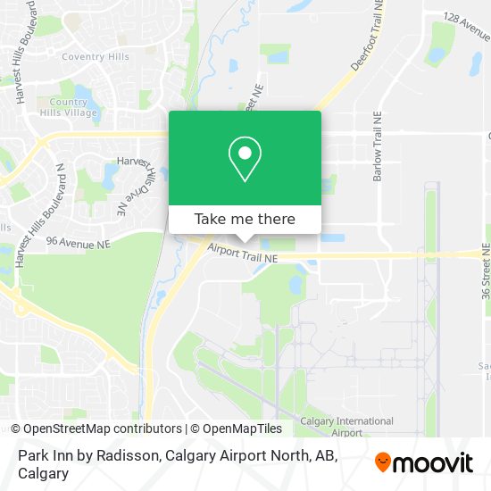 Park Inn by Radisson, Calgary Airport North, AB plan