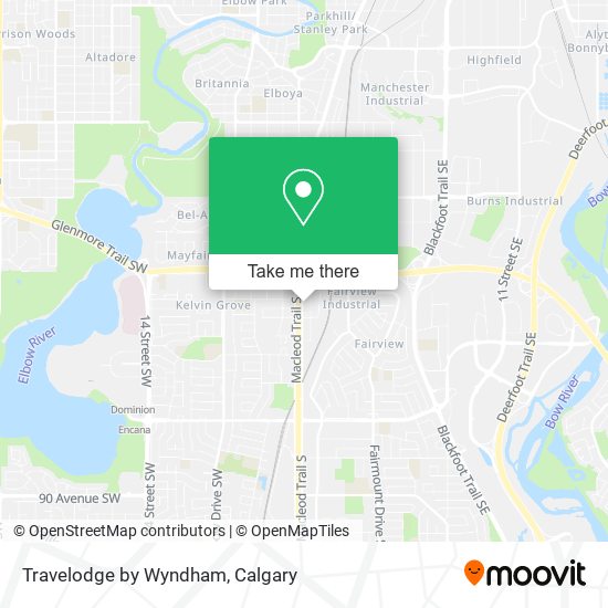 Travelodge by Wyndham map