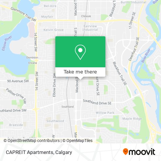 CAPREIT Apartments map