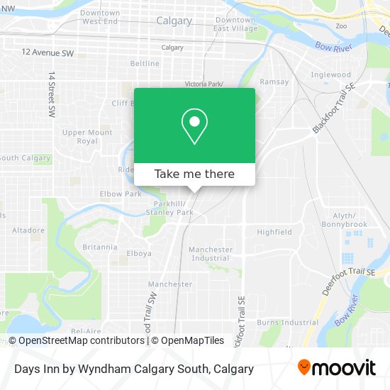 Days Inn by Wyndham Calgary South map