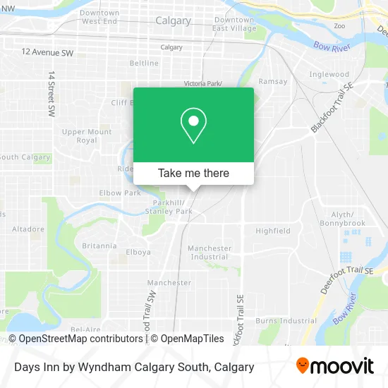 Days Inn by Wyndham Calgary South map
