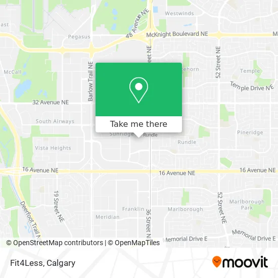 Fit4Less map