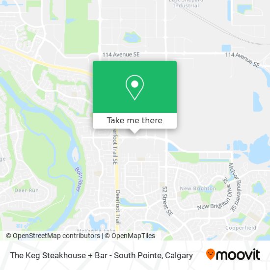 The Keg Steakhouse + Bar - South Pointe map