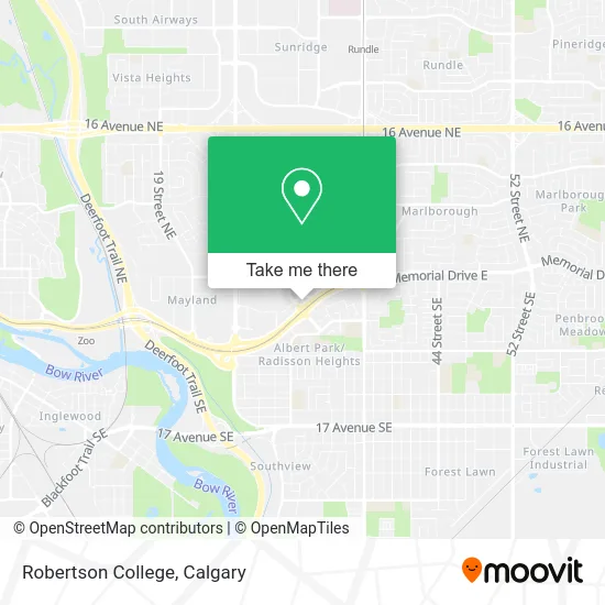 Robertson College map