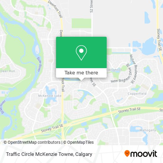 Traffic Circle McKenzie Towne map
