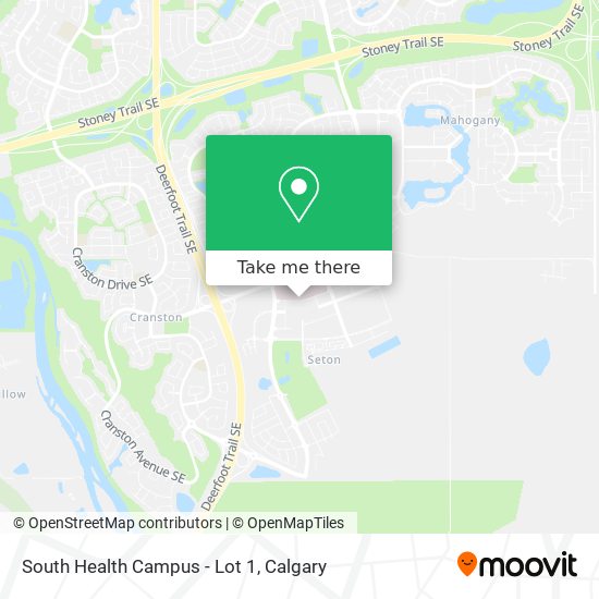 South Health Campus - Lot 1 plan