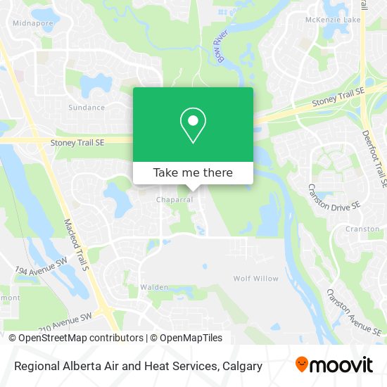 Regional Alberta Air and Heat Services plan