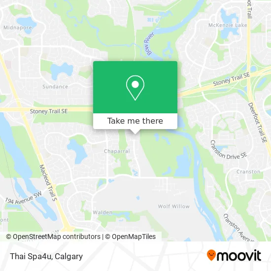 Thai Spa4u map
