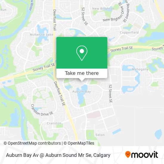 Auburn Bay Av @ Auburn Sound Mr Se map