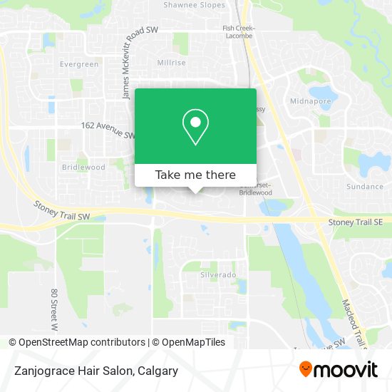 Zanjograce Hair Salon plan
