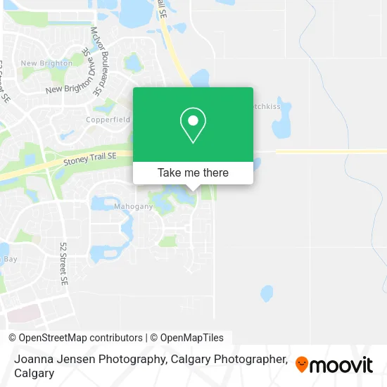 Joanna Jensen Photography, Calgary Photographer map