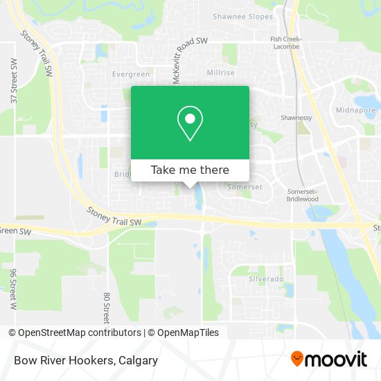 Bow River Hookers map