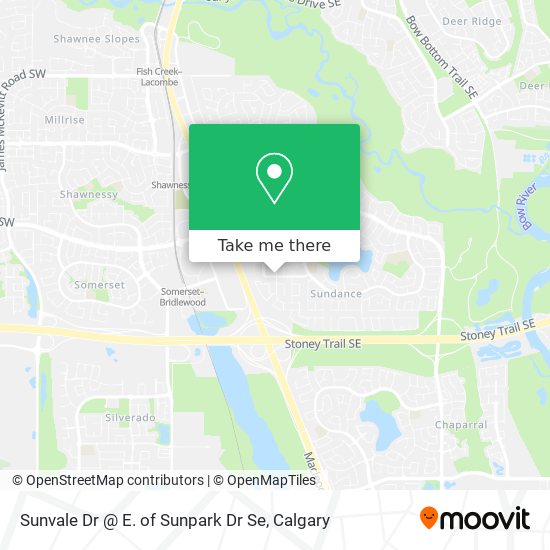 Sunvale Dr @ E. of Sunpark Dr Se map