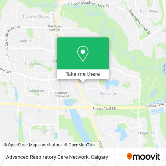 Advanced Respiratory Care Network map