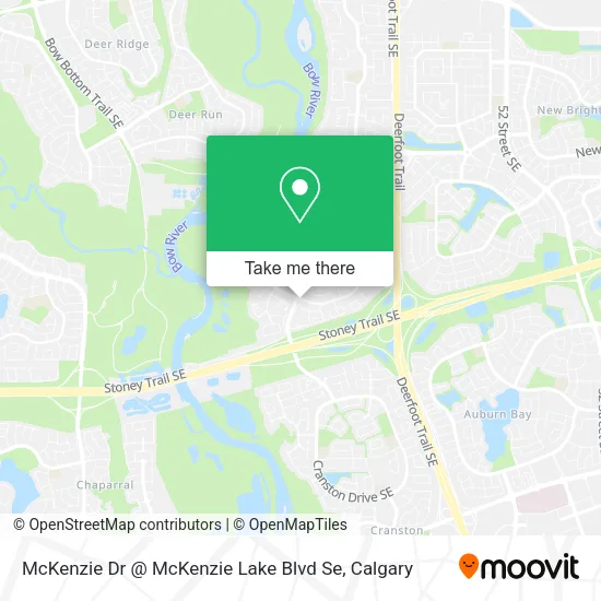 McKenzie Dr @ McKenzie Lake Blvd Se map