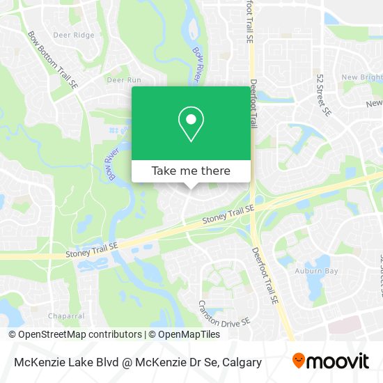 McKenzie Lake Blvd @ McKenzie Dr Se map