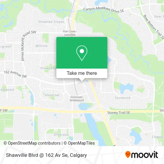 Shawville Blvd @ 162 Av Se map