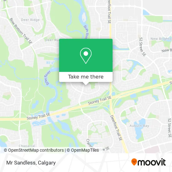 Mr Sandless map