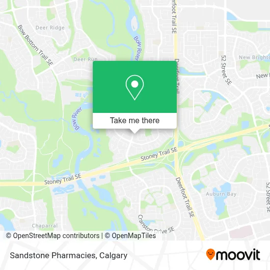 Sandstone Pharmacies map