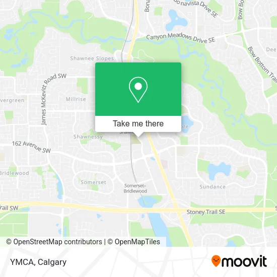 YMCA map