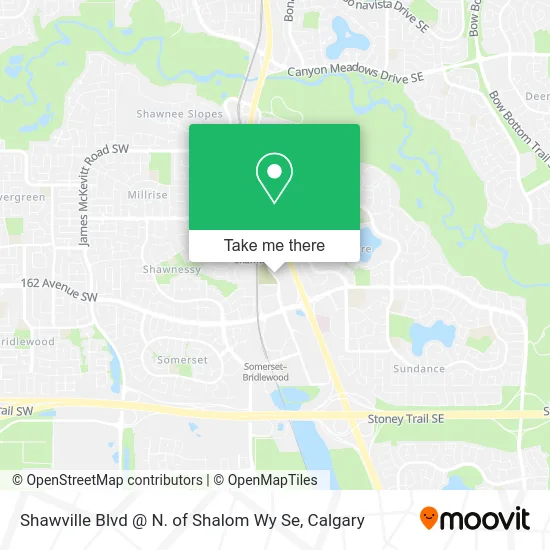 Shawville Blvd @ N. of Shalom Wy Se map