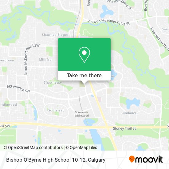 Bishop O'Byrne High School 10-12 map