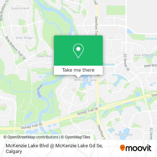 McKenzie Lake Blvd @ McKenzie Lake Gd Se map