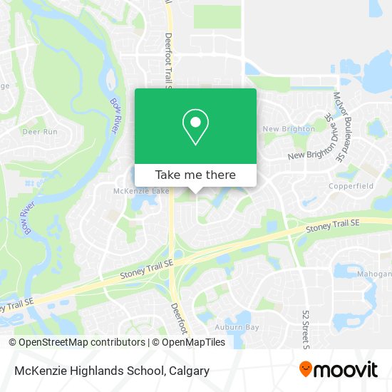 McKenzie Highlands School map