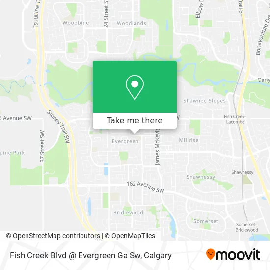 Fish Creek Blvd @ Evergreen Ga Sw map
