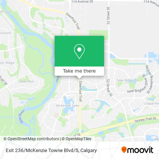 Exit 236/McKenzie Towne Blvd/S map