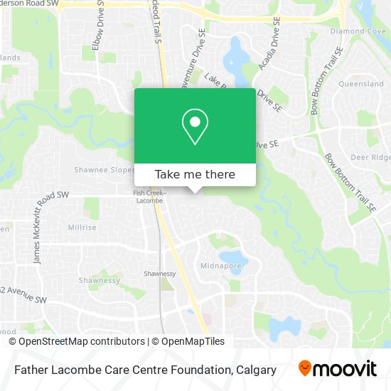 Father Lacombe Care Centre Foundation map