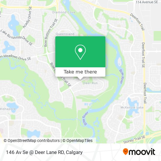 146 Av Se @ Deer Lane RD map