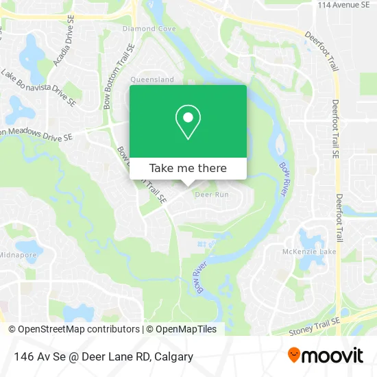 146 Av Se @ Deer Lane RD map