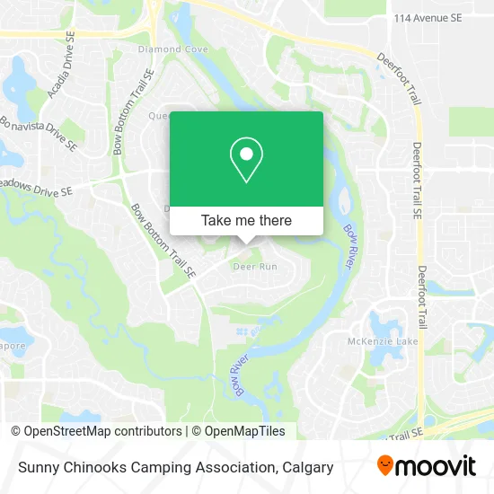 Sunny Chinooks Camping Association map