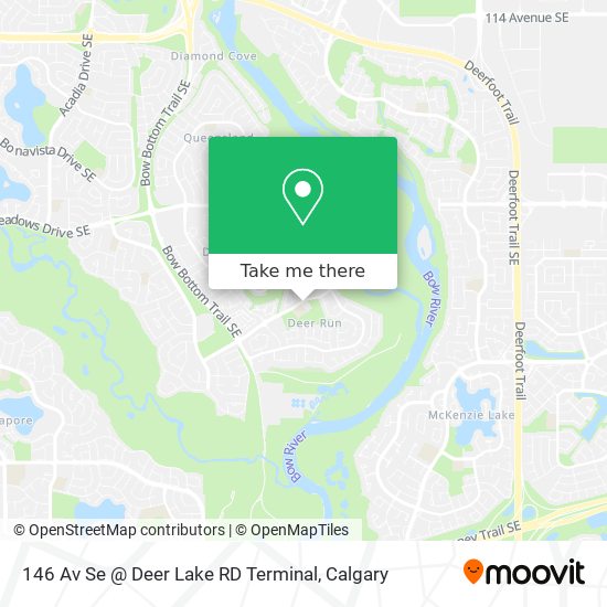 146 Av Se @ Deer Lake RD Terminal map