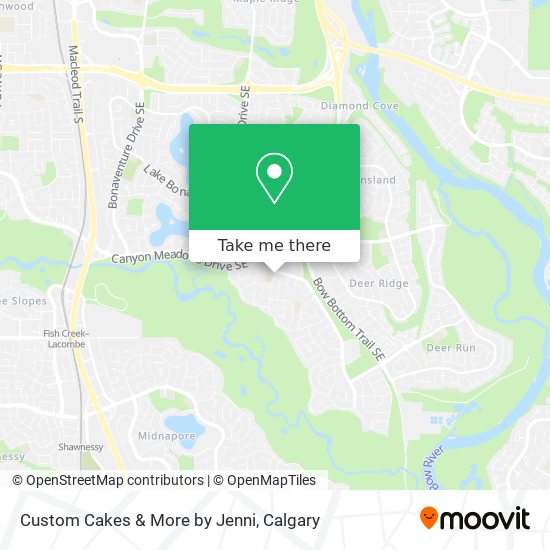 Custom Cakes & More by Jenni map