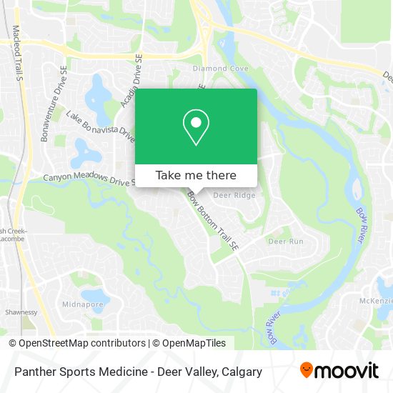 Panther Sports Medicine - Deer Valley map
