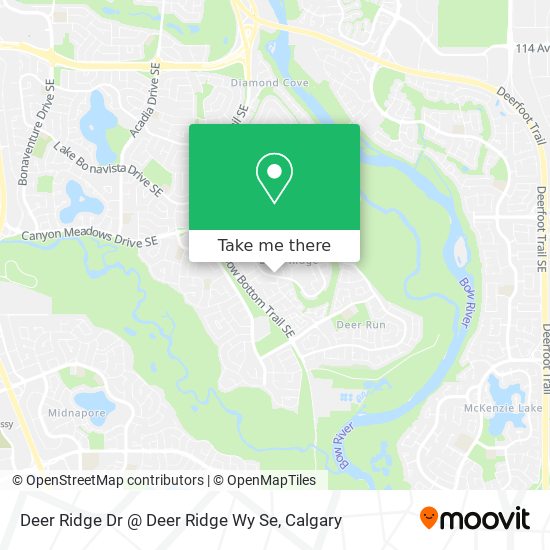 Deer Ridge Dr @ Deer Ridge Wy Se map