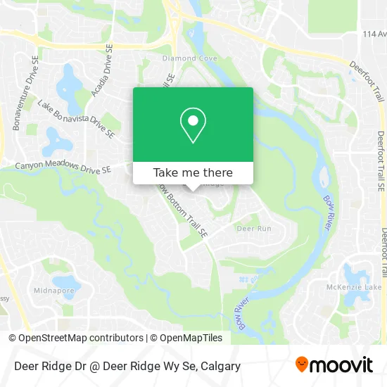 Deer Ridge Dr @ Deer Ridge Wy Se map