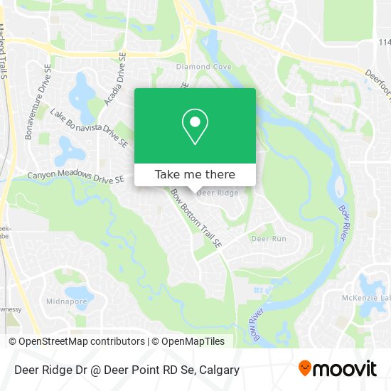Deer Ridge Dr @ Deer Point RD Se map