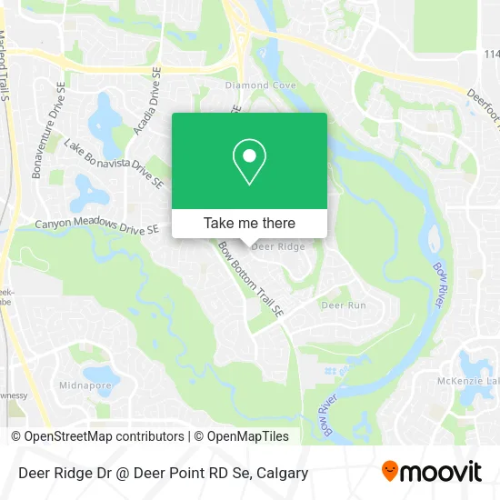Deer Ridge Dr @ Deer Point RD Se map
