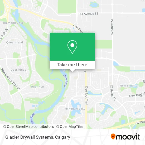 Glacier Drywall Systems map