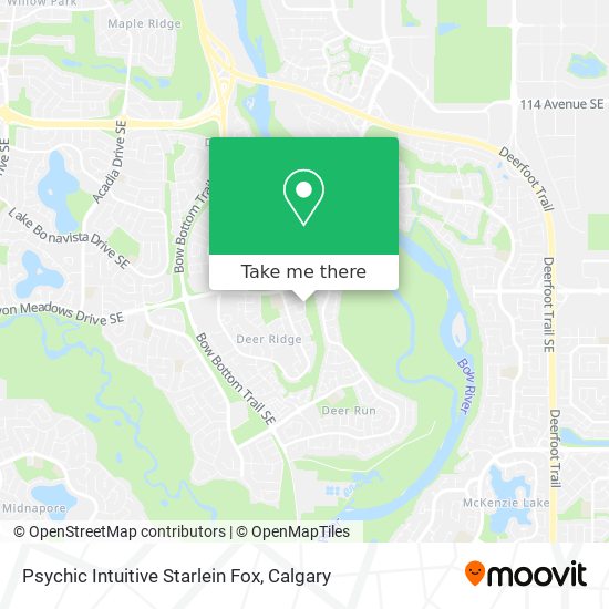 Psychic Intuitive Starlein Fox map