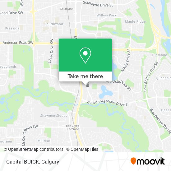 Capital BUICK map