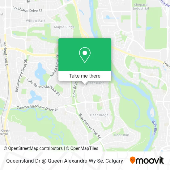 Queensland Dr @ Queen Alexandra Wy Se map