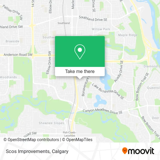 Scos Improvements map